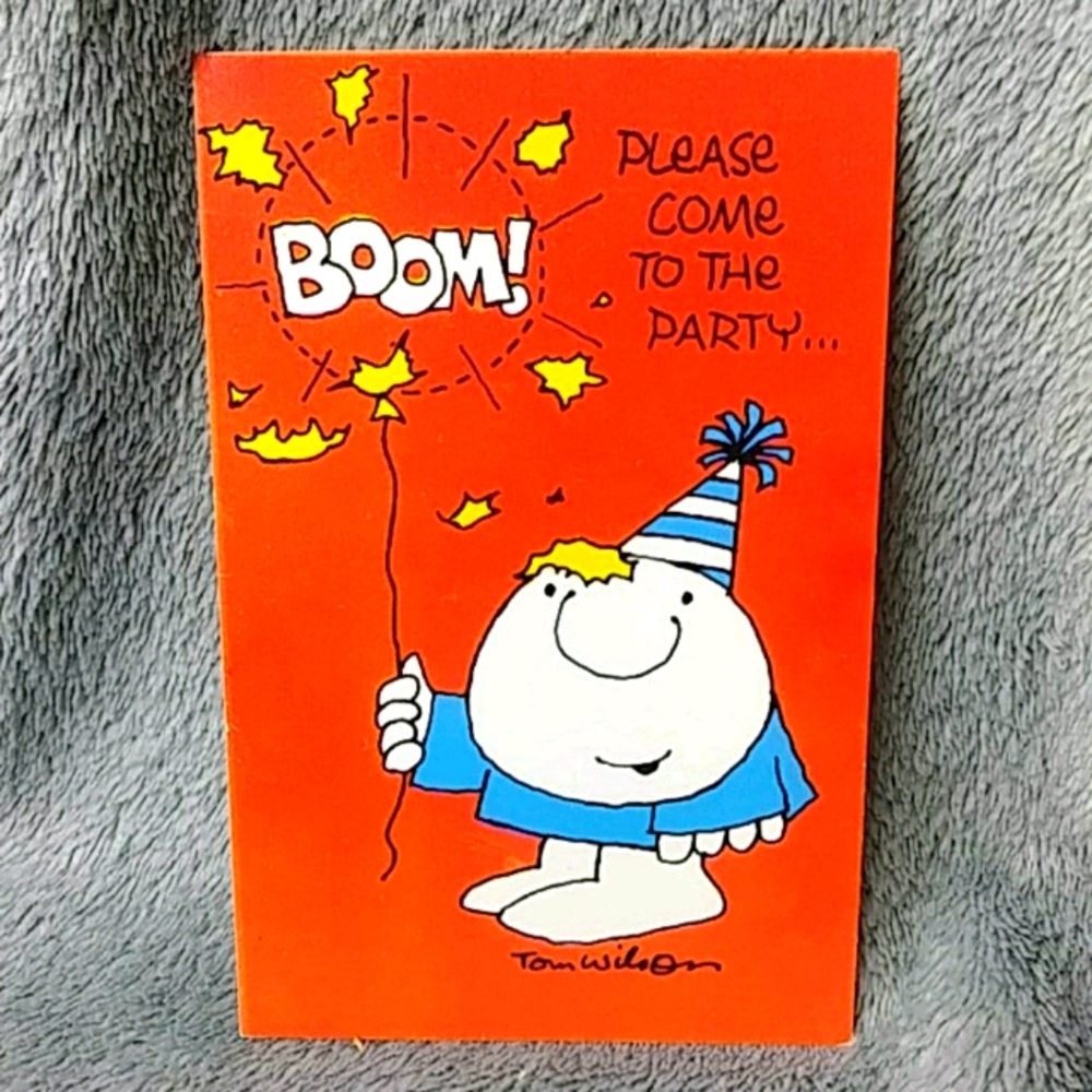 Vintage 1980s Ziggy Party Invitation